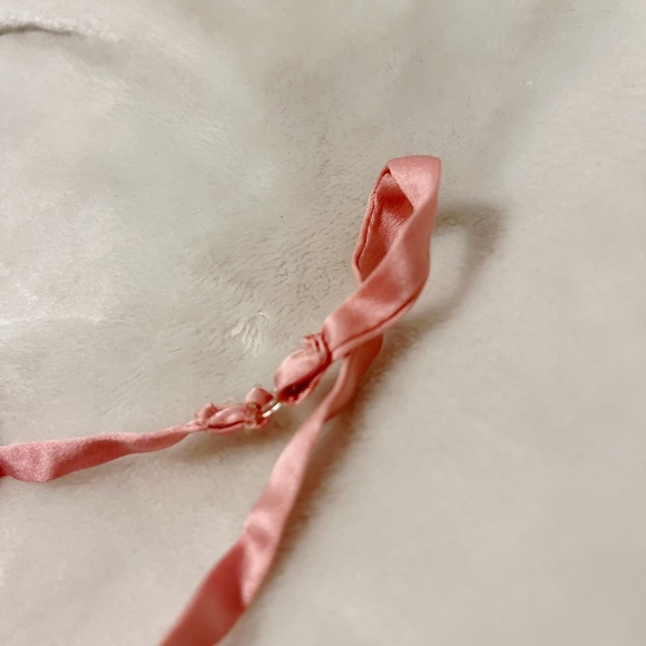 Arden B. pink 100% silk lace top. - Picture 6 of 7